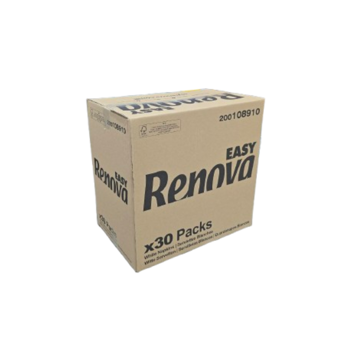 Caixa Guardanapo Renova Easy 33x33 Folha Simples 2100 Un | RAS Embalagens