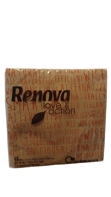 GUARDANAPO 33X33 RENOVA LOVE E ACTION