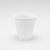 Copo de café de plástico de 80ml para expresso em fundo claro — RAS Embalagens