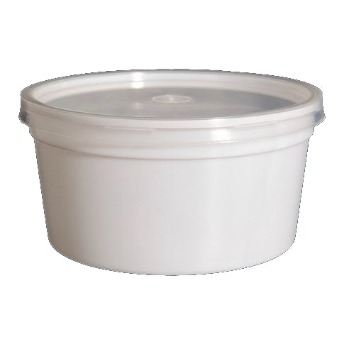 Taça para Sopa LP 500ml descartável take away com tampa — RAS Embalagens