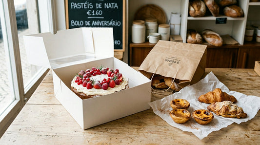 Bolo de aniversário deembalagem para padaria e pastelaria RAS Embalagens