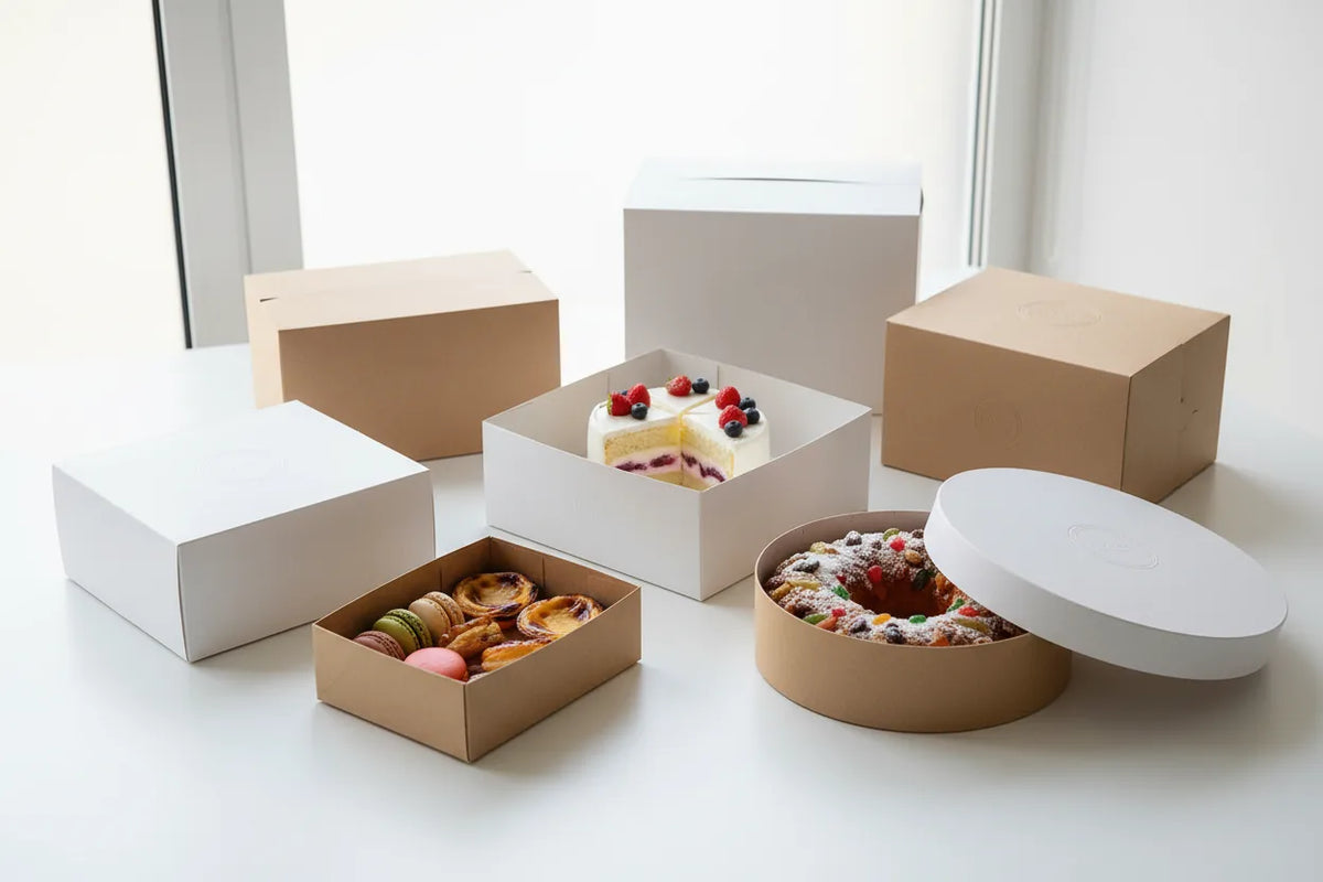 Caixas de Pastelaria e Bolo Rei em Cartolina para Padarias | RAS Embalagens
