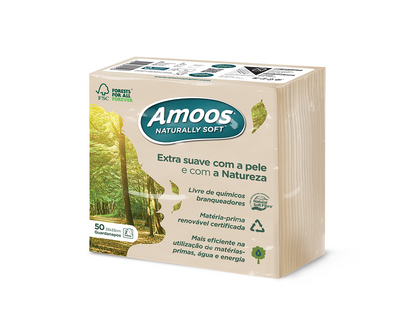 Napkin 33x33 Amoos Naturally Soft