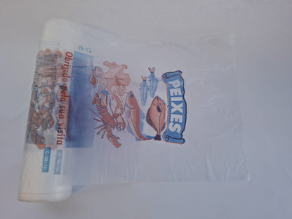 Saco Rolo PEAD Impresso Peixe — RAS Embalagens
