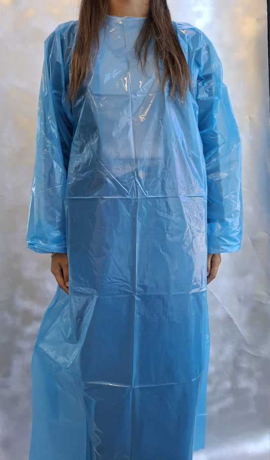 Bata Descartável Azul 100un — Proteção Profissional e Conforto