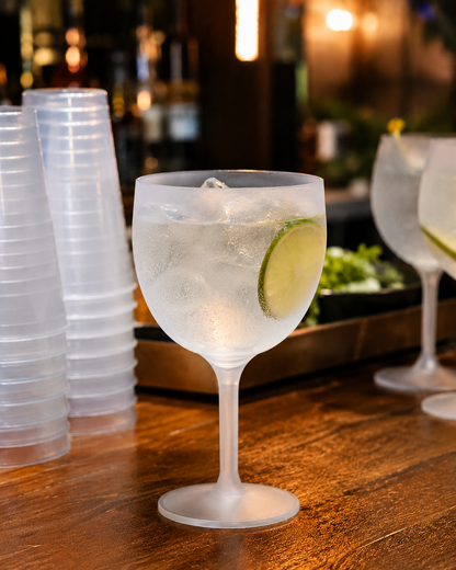 Copo gin reutilizável 600ml polipropileno pack 48 unidades | RAS Embalagens Portugal