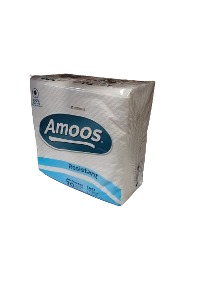 Guardanapo Amoos 33x33 1f Resistant Pack 70un