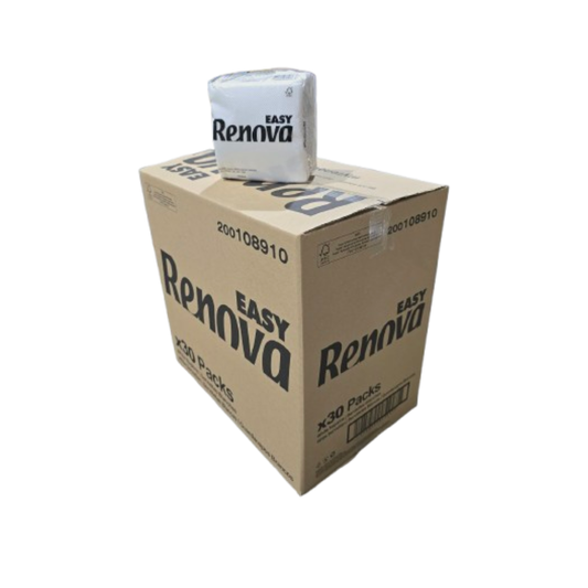 Guardanapo 33x33 Folha Simples Renova Easy — Caixa 30 Maços 70 Un | RAS Embalagens