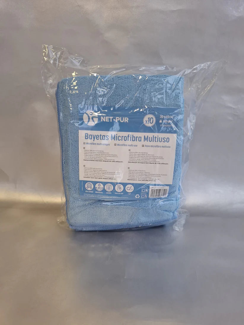 Pano Microfibra Multiusos 30x40 — Limpeza Profissional