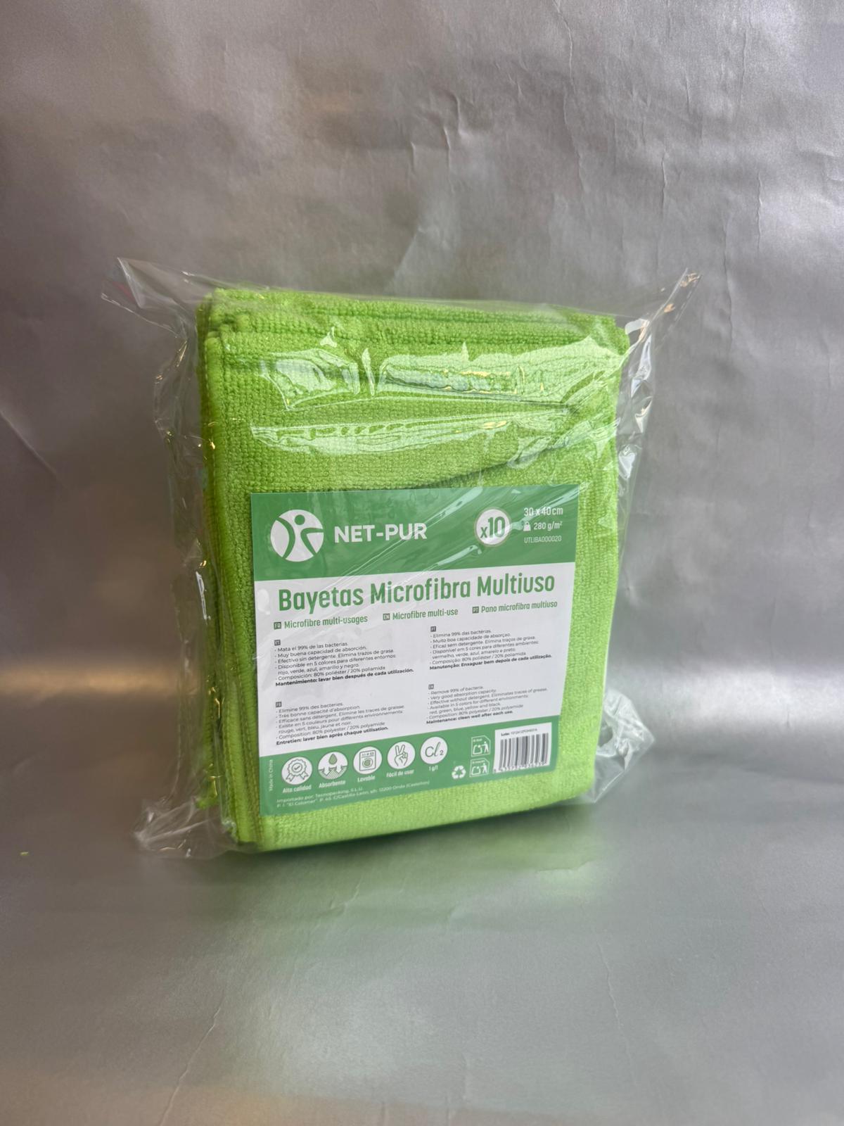 Pano Microfibra Multiusos 30x40 — Limpeza Profissional