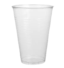 Copo incolor de plástico de 220ml transparente — RAS Embalagens