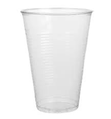 Copo incolor de plástico de 220ml transparente — RAS Embalagens