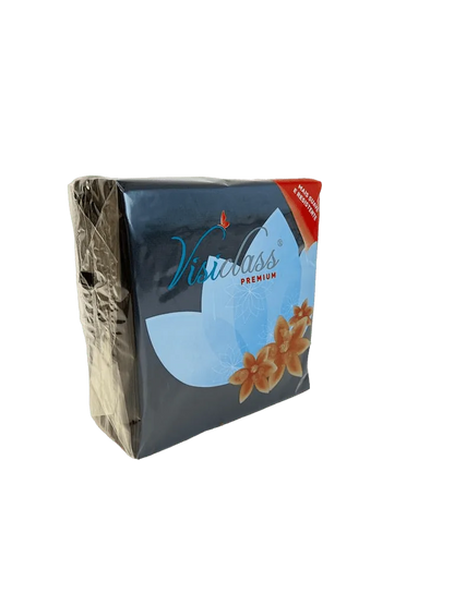 Embalagem de guardanapos 40x40 pretos Visiclass Premium