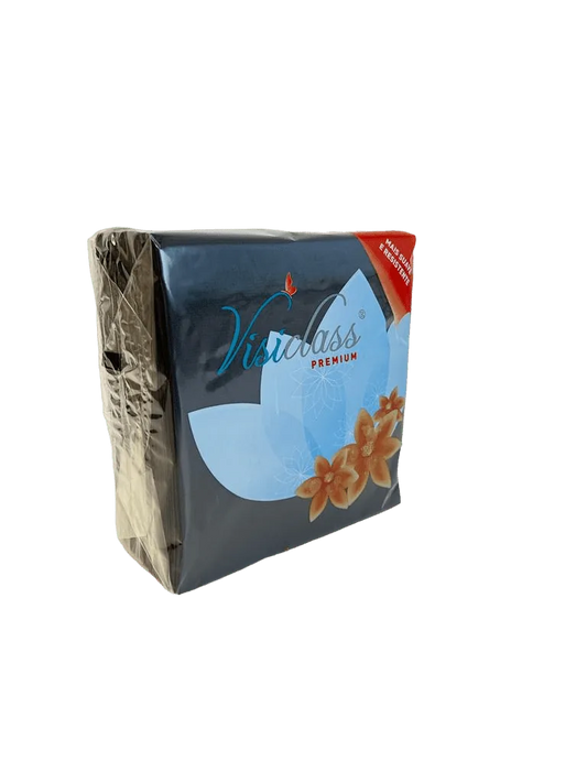 Embalagem de guardanapos 40x40 pretos Visiclass Premium
