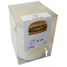 Rodela de Hambúrguer PP Redonda | Higiene e Rapidez na Produção