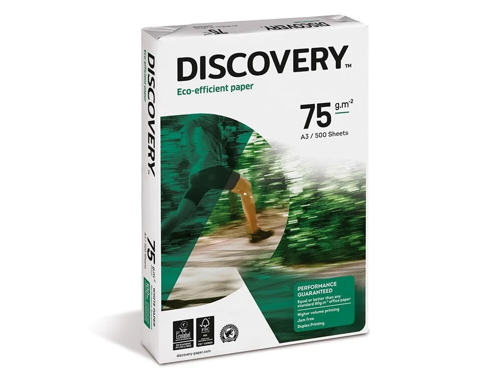 Resma de papel A3 Discovery 75 g