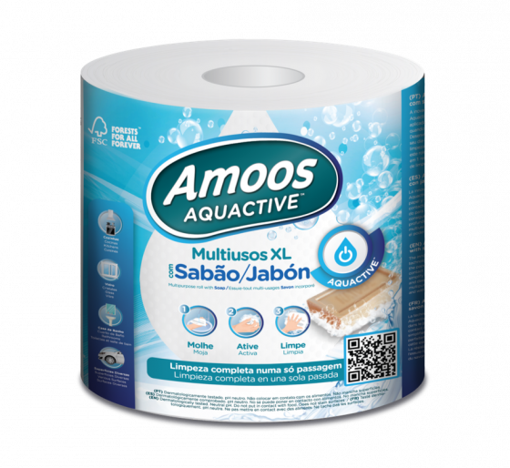 Multipurpose XL amoos aquactive 6 rolls