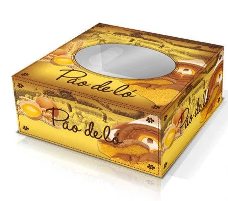 Caixa de cartolina para pão de ló com janela, imagem 2 — RAS Embalagens