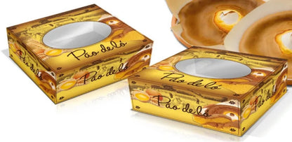 Caixa de cartolina para pão de ló com janela, imagem 5 — RAS Embalagens