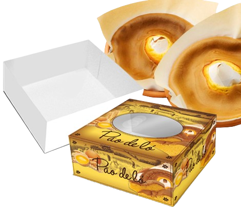 Caixa para Pao de Lo — RAS Embalagens