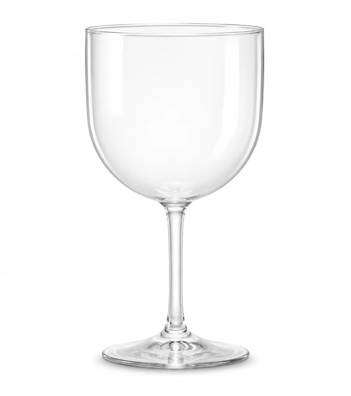 Copo de gin em PS 580ml vazio em fundo branco — RAS Embalagens