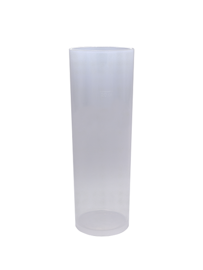 Copo Tubo PP 200ml transparente empilhável caixa 840 unidades — RAS Embalagens