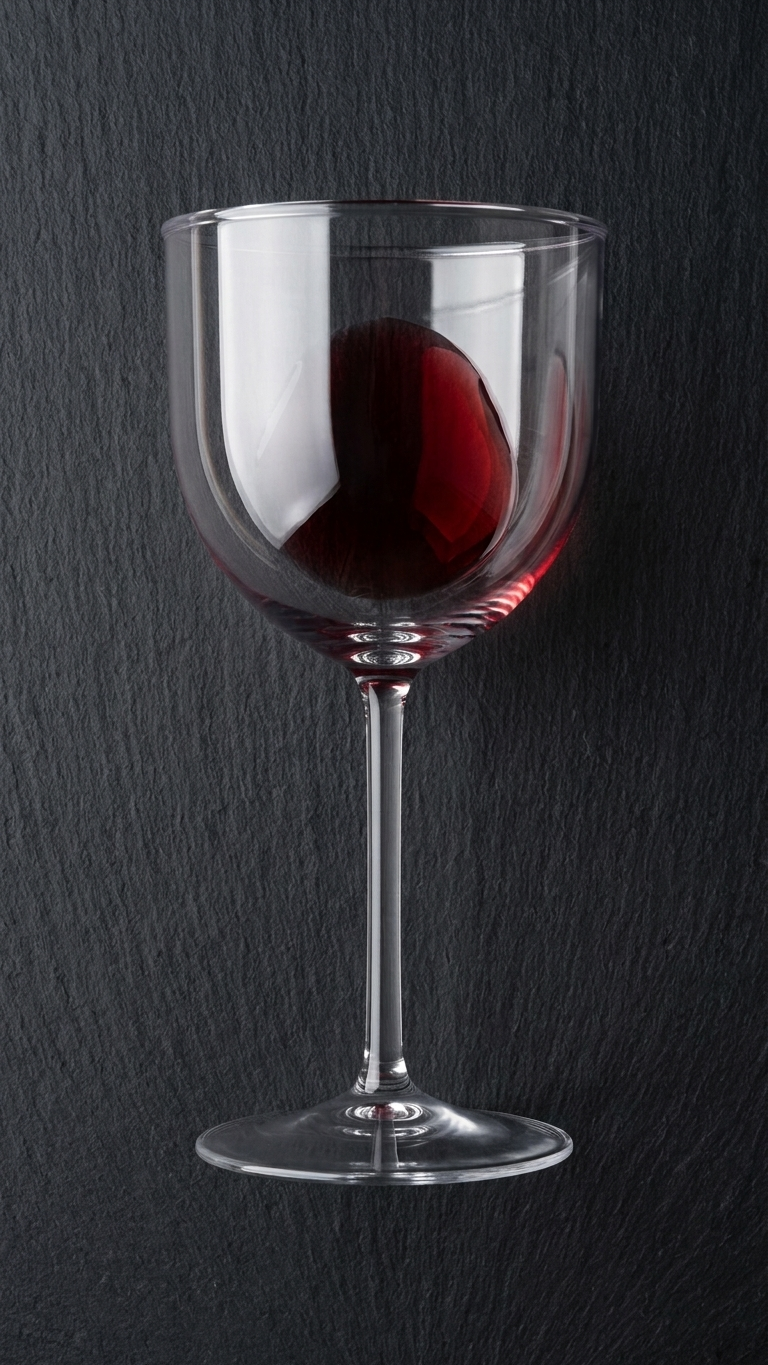 Copo de Vinho Descartável 270ml — detalhe em fundo escuro — RAS Embalagens