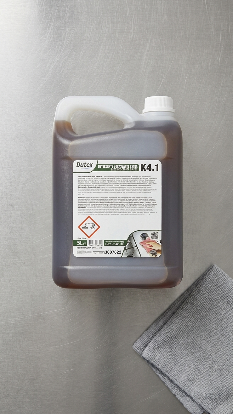 Desengordurante Extra Concentrado Dutex 5L em superfície azulejada — RAS Embalagens