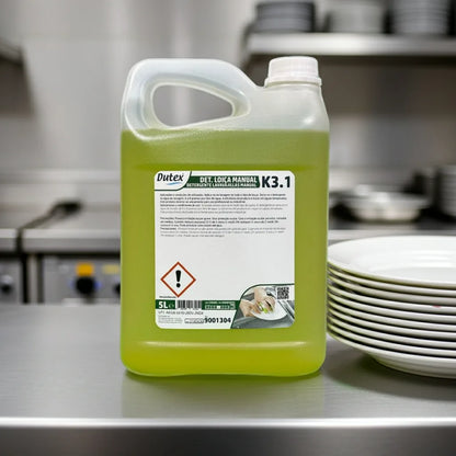 Detergente líquido loiça manual K3.1 5L para uso profissional — RAS Embalagens