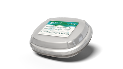 Embalagem Take Away gKRAFT BioShield 1L base e tampa conjunto — RAS Embalagens
