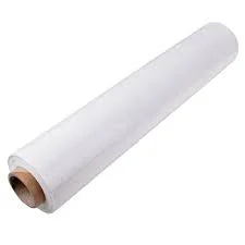 Filme estirável manual branco 50 cm com tubo, caixa de 6 rolos — RAS Embalagens