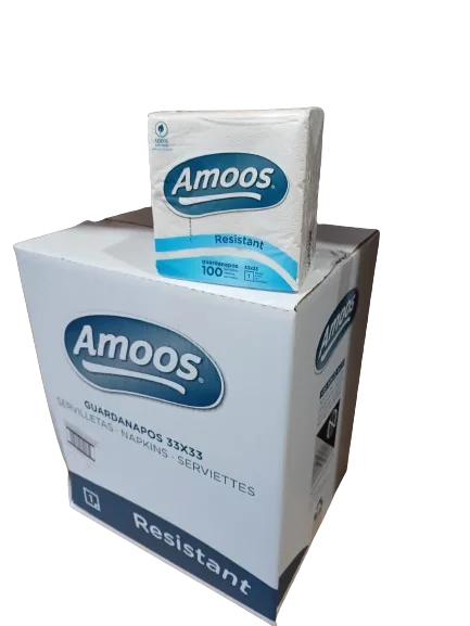 Guardanapo Amoos 33x33 1F Resistant em Caixa — RAS Embalagens