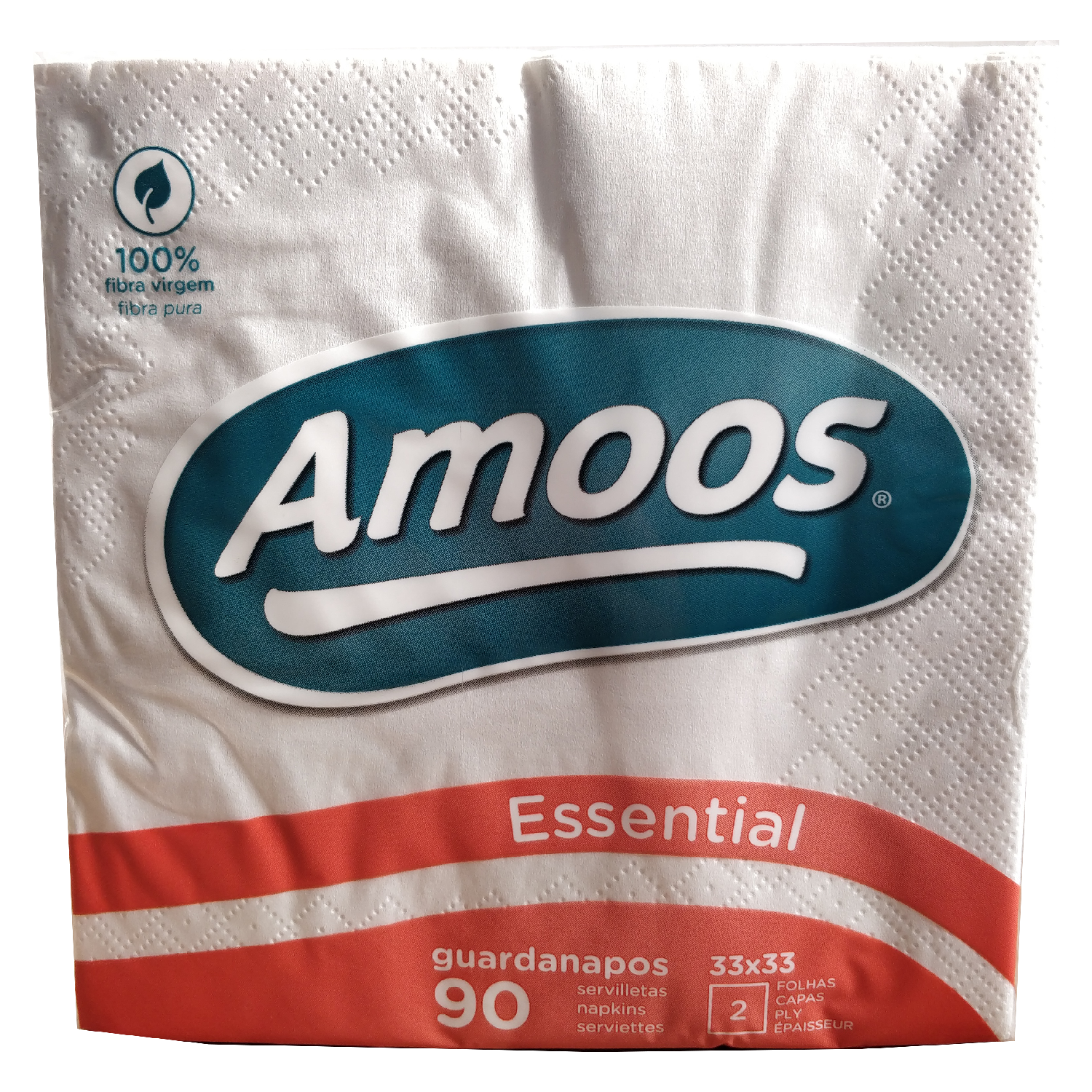 Guardanapo Amoos 33x33 2F Essential em Caixa — RAS Embalagens