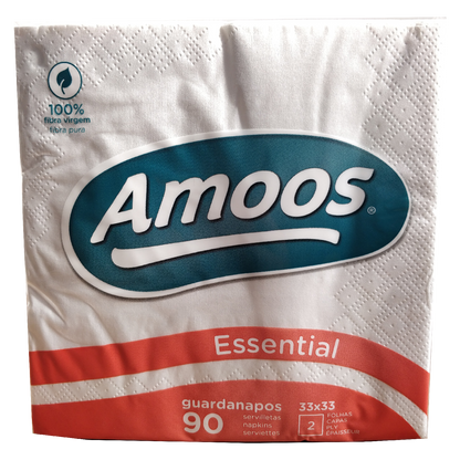 Guardanapo Amoos 33x33 2F Essential em Caixa — RAS Embalagens