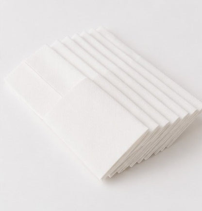 Stack de guardanapos Kanguru 40x40 dobrados em bolso — RAS Embalagens