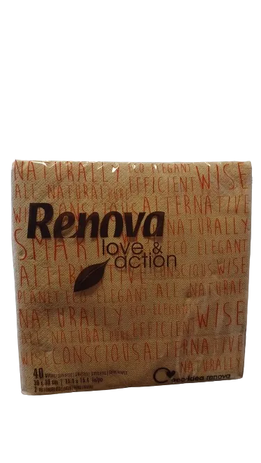 Guardanapos 33x33 Renova Love and Action — RAS Embalagens