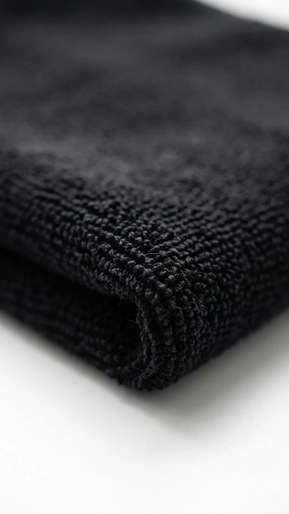 Pano Microfibra 40x60 Preto dobrado — RAS Embalagens