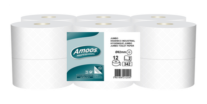 Papel Higienico Jumbo Amoos 120m — RAS Embalagens
