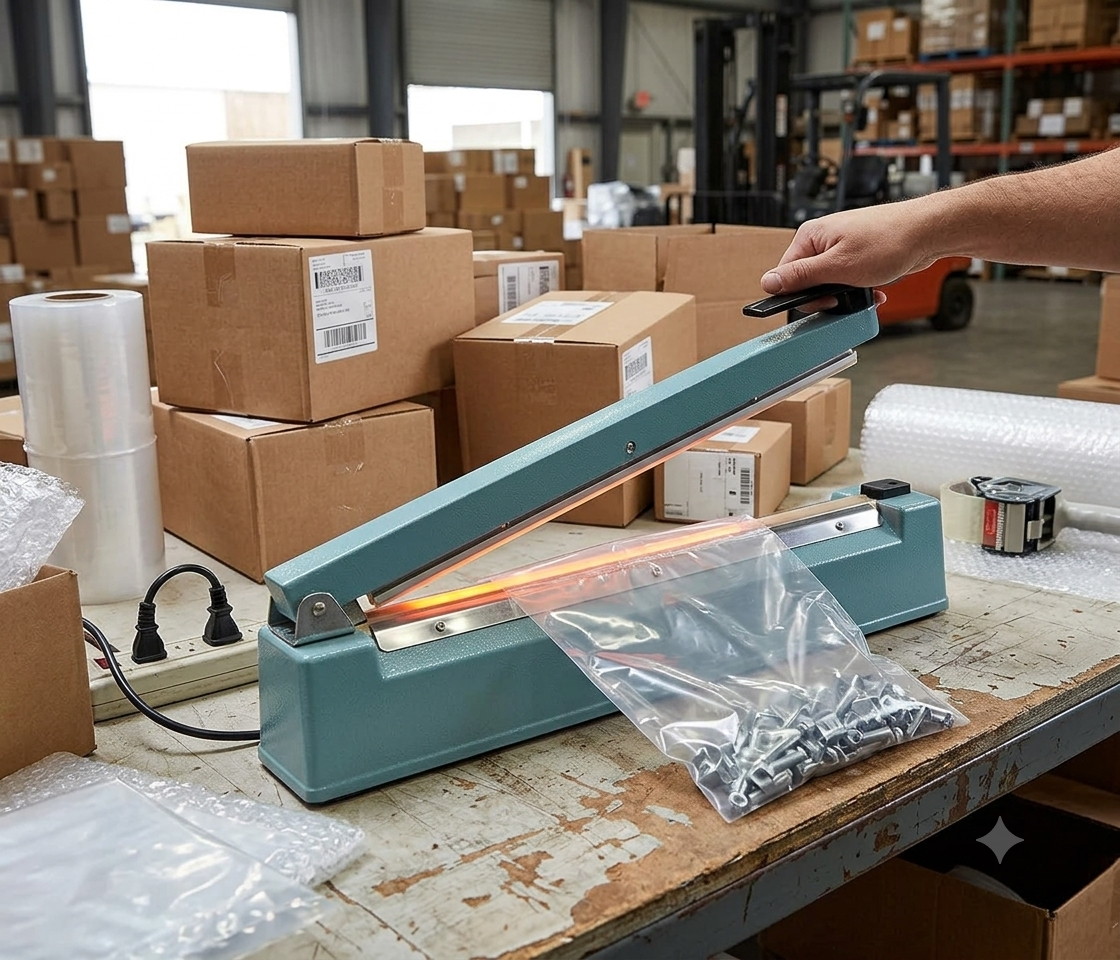 Resistência de aquecimento nova e desgastada para máquina de soldar — RAS Embalagens