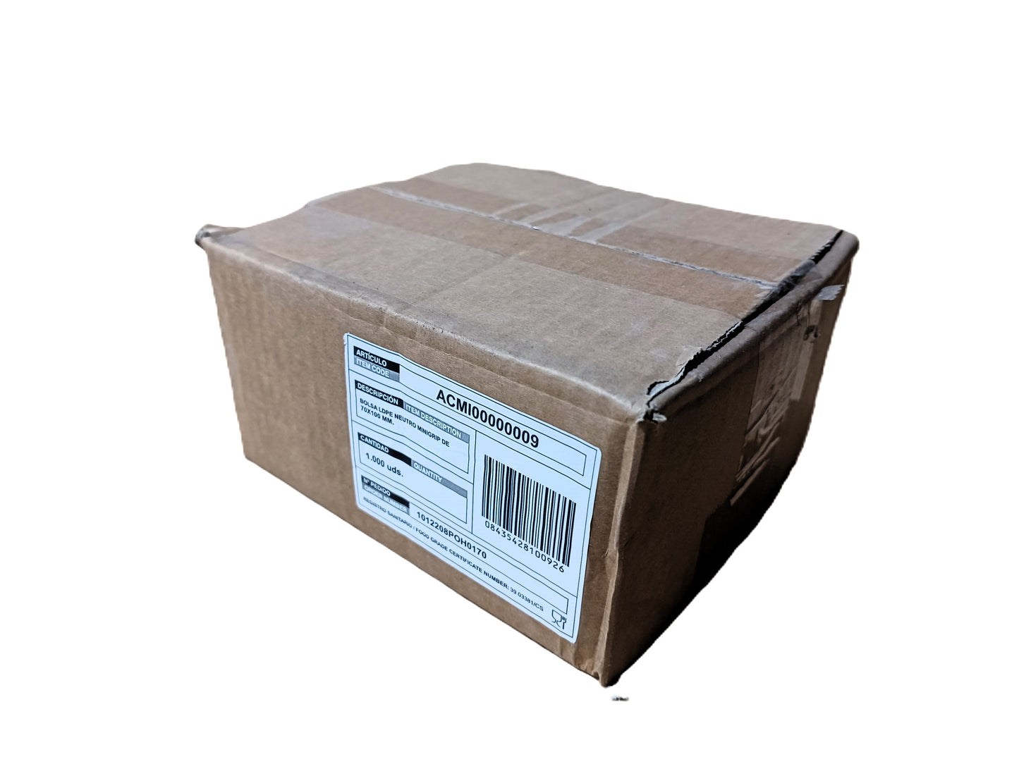 Saco Fecho Zip 6x8 cm — RAS Embalagens
