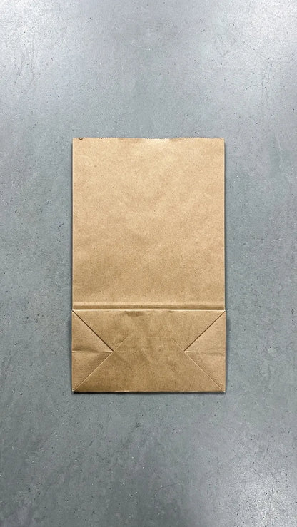 Saco de Papel Tipo Americano — detalhe em fundo neutro — RAS Embalagens