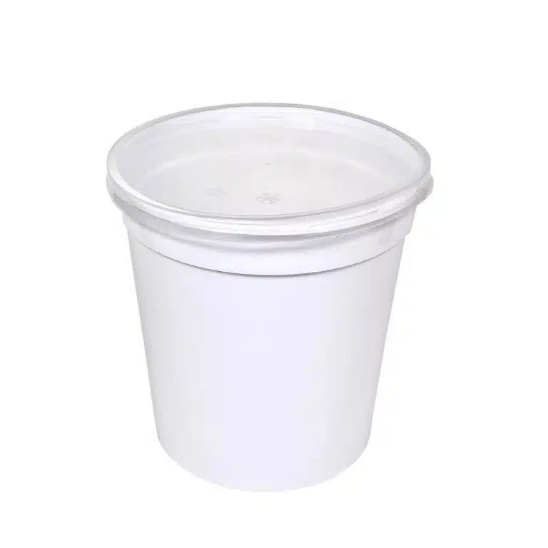 Taça para Sopa LP 1000ml em uso com sopa quente take away — RAS Embalagens