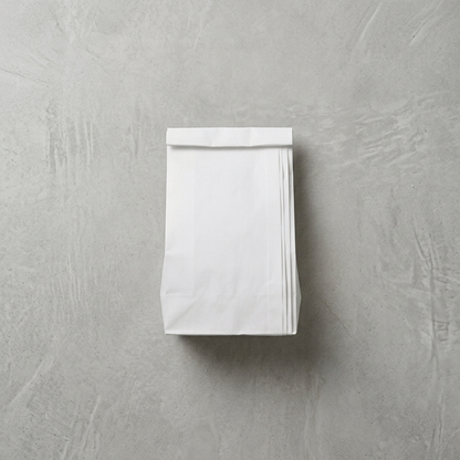 Saco de papel kraft branco revestido a PP — RAS Embalagens