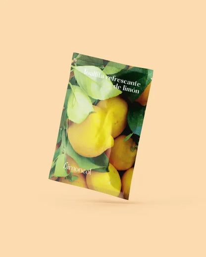 Saqueta de toalhita refrescante de limão Limoncol